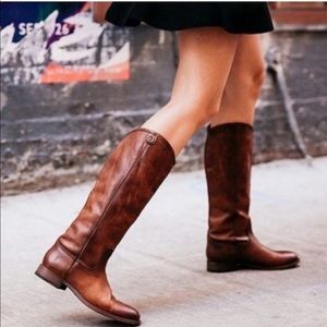 EUC Melissa Button 2, cognac riding boots